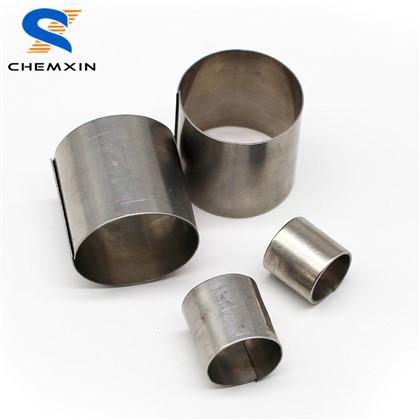 SS304 SS304L SS316 SS316L SS410 25mm 38mm 50mm Anillo Raschig de metal de acero inoxidable en el embalaje de la torre