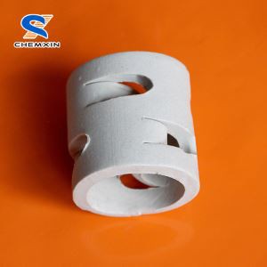 Anillo de Pall de cerámica de 50 mm Embalaje aleatorio Anillo de Pall de cerámica de venta caliente en Oriente Medio