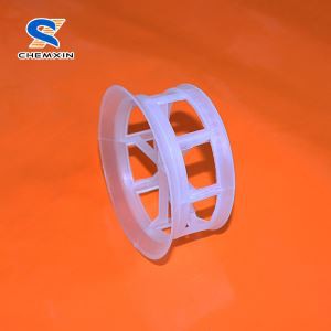 Resistencia al ácido Plástico Cascada Mini Anillo Empaque de PP