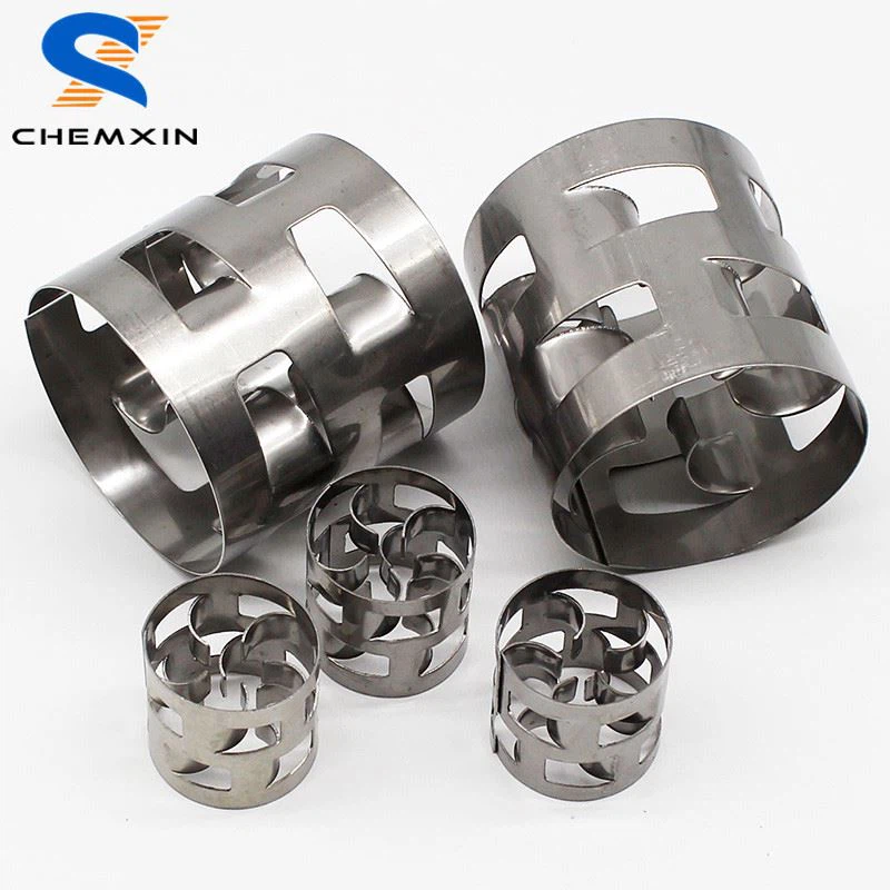 76mm/89mm 304L/316/316 Anillo Pall de metal para torre de fregado