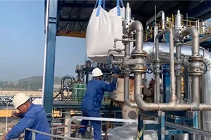 Instalación de tamiz molecular
